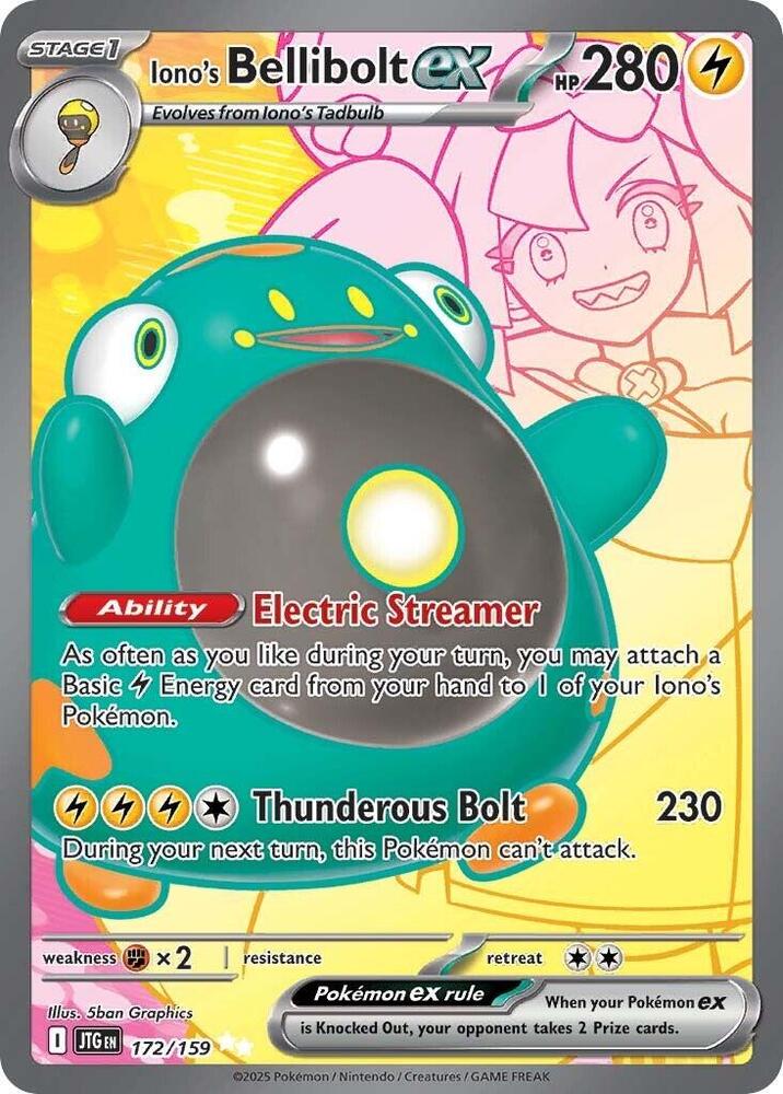 Iono's Bellibolt ex - Holofoil - 172/159
