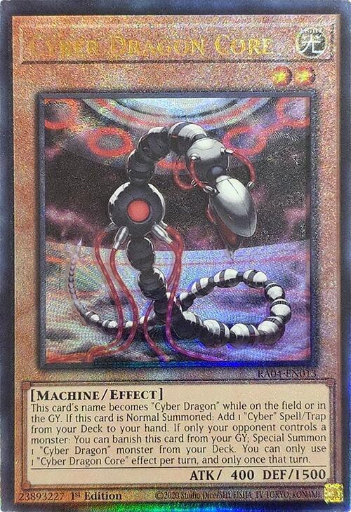 Cyber Dragon Core - Prismatic Ultimate Rare - 1st Edition - RA04-EN013
