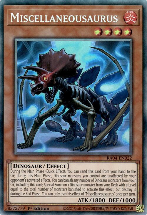 Miscellaneousaurus - Prismatic Collectors Rare - RA04-EN022