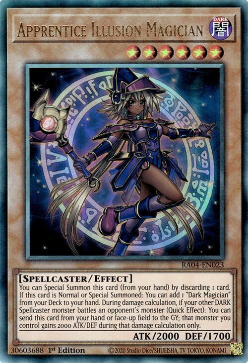 Apprentice Illusion Magician - Prismatic Ultimate Rare - 1st Edition - RA04-EN023