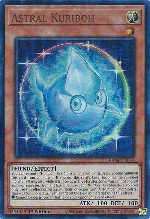 Astral Kuriboh - Ultra Rare - 1st Edition - RA04-EN040