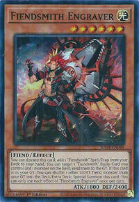 Fiendsmith Engraver (Super Rare) - 1st Edition - RA04-EN049
