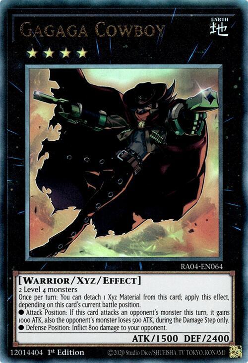 Gagaga Cowboy - Prismatic Ultimate Rare - 1st Edition - RA04-EN064