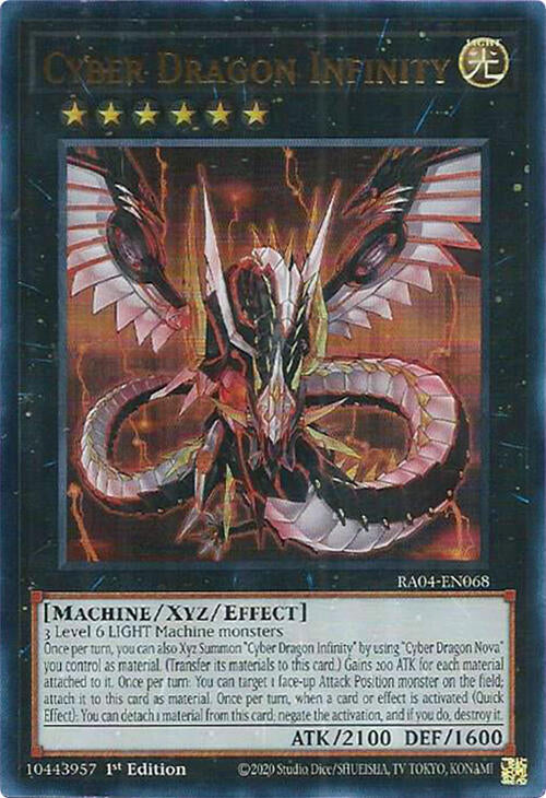 Cyber Dragon Infinity - Ultra Rare - 1st Edition - RA04-EN068