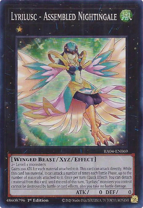 Lyrilusc - Assembled Nightingale - Super Rare - 1st Edition - RA04-EN069