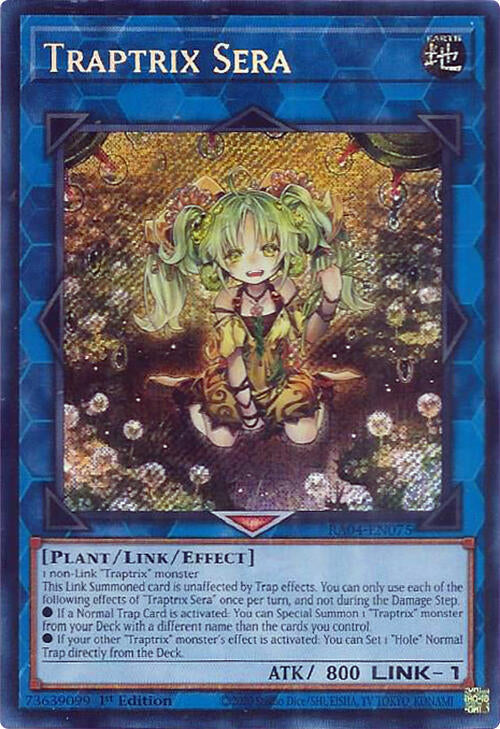 Traptrix Sera - Secret Rare - 1st Edition - RA04-EN075