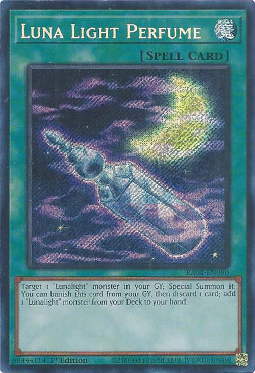 Luna Light Perfurme - Secret Rare - 1st Edition - RA04-EN090