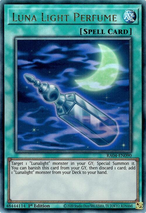 Luna Light Perfurme - Prismatic Ultimate Rare - 1st Edition - RA04-EN090