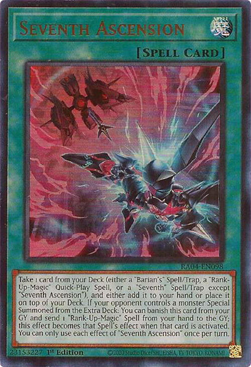 Seventh Ascension - Ultra Rare - RA04-EN098