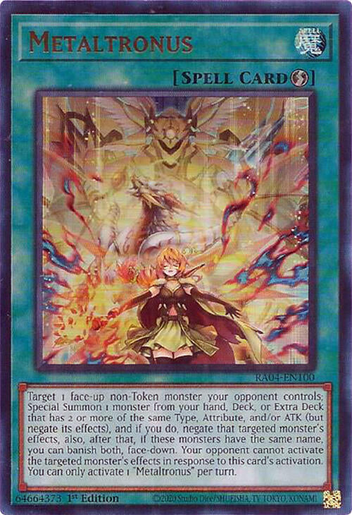 Metaltronus - Ultra Rare - 1st Edition - RA04-EN100