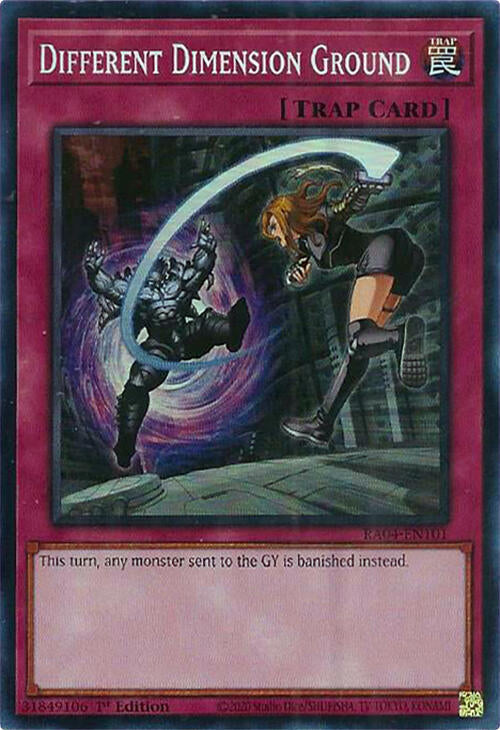 Different Dimension Ground - Super Rare - 1st Edition - RA04-EN101