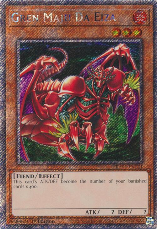 Gren Maju Da Eiza - Platinum Secret Rare - 1st Edition - RA04-EN124