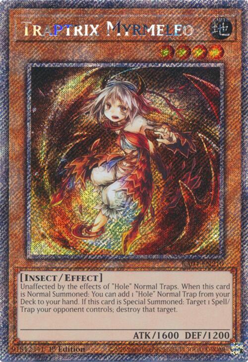 Traptrix Myrmeleo - Platinum Secret Rare - 1st Edition - RA04-EN210