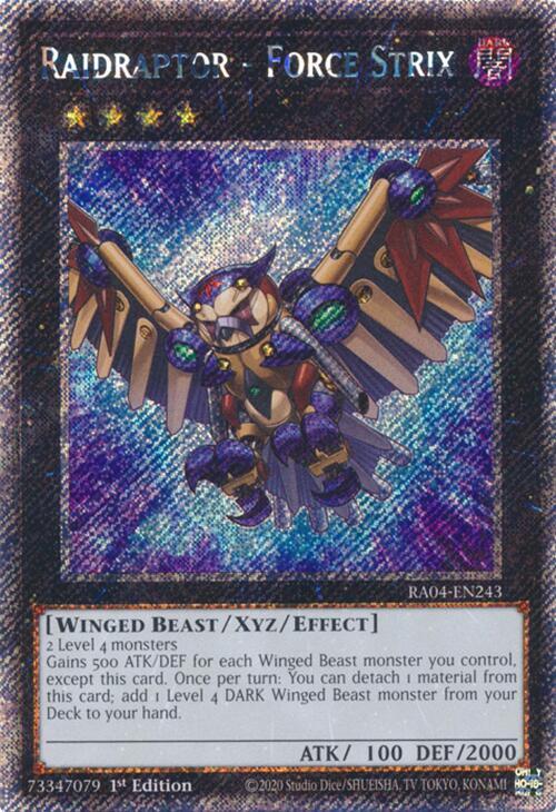 Raidraptor - Force Strix - Platinum Secret Rare - RA04-EN243