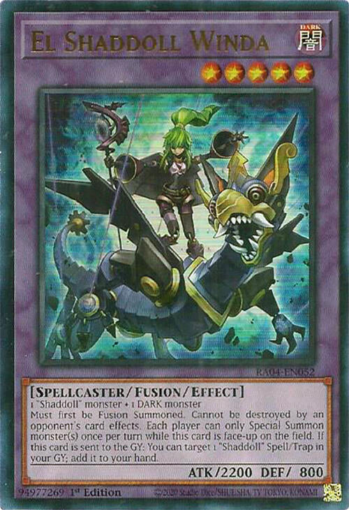 El Shaddol Winda - Ultra Rare - 1st Edition - RA04-EN052