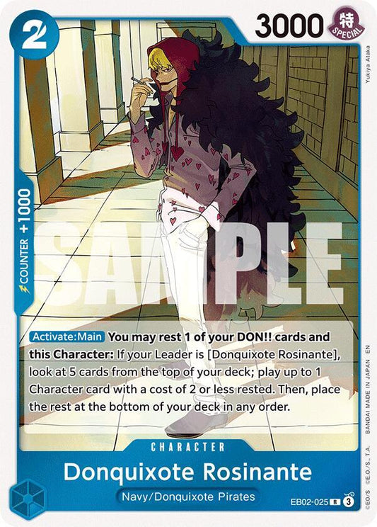 Donquixote Rosinate - Rare - Foil - EB02-025