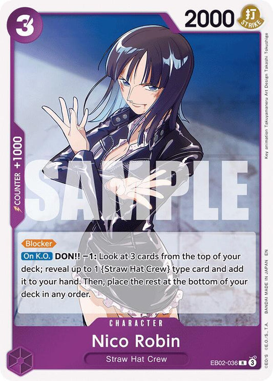 Nico Robin - Rare - Foil - EB02-036