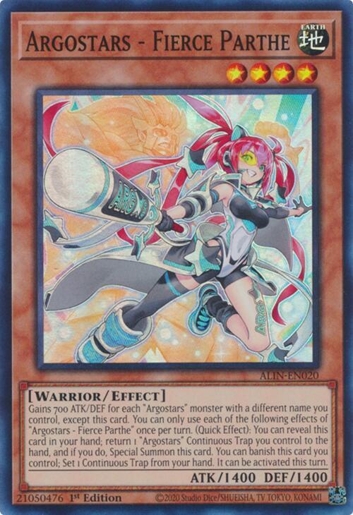Argostars - Fierce Parthe - Super Rare - 1st Edition - ALIN-EN020