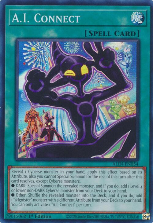 A.I. Connect - Super Rare - 1st Edition - ALIN-EN054