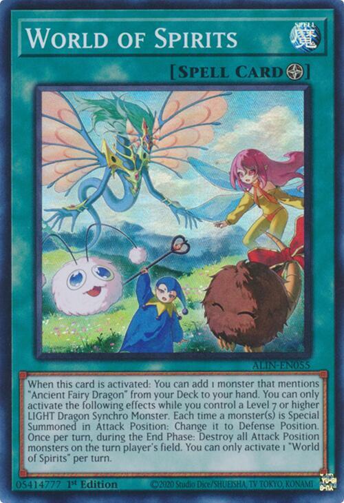 World of Spirits - Super Rare - 1st Edition -  ALIN-EN055
