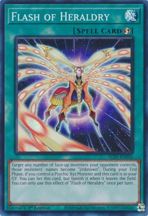 Flash of Heraldry - Super Rare - 1st Edition - ALIN-EN056