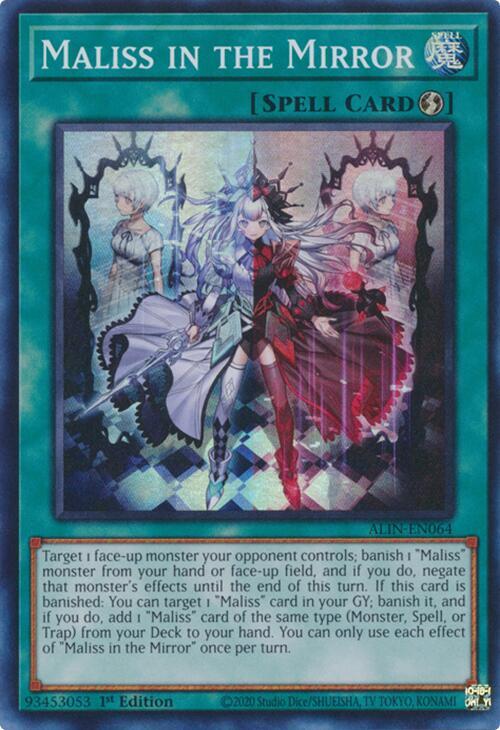 Maliss In the Mirror - Super Rare - 1st Edition - ALIN-EN064
