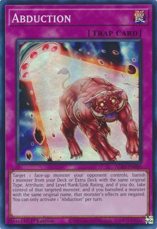 Abduction - Super Rare - 1st Edition - ALIN-EN080