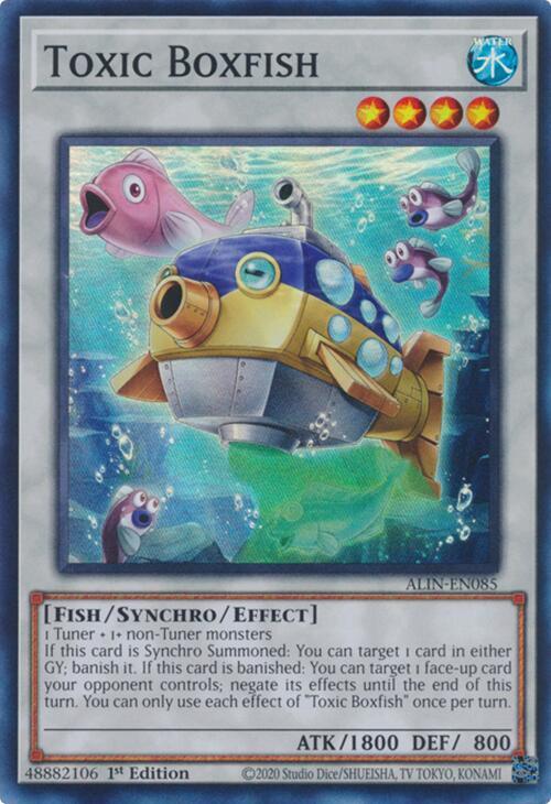 Toxic Boxfish - Super Rare - 1st Edition - ALIN-EN085