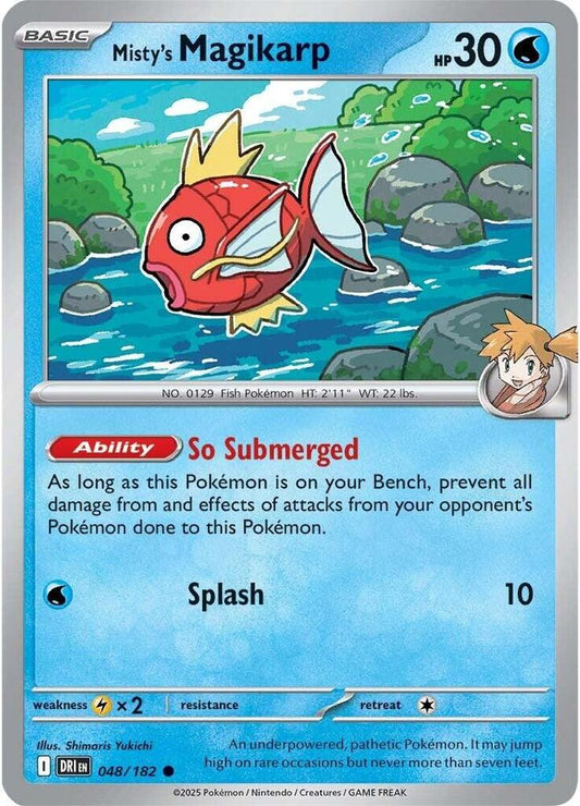 Misty's Magikarp - Reverse Holo - Common - 048/182