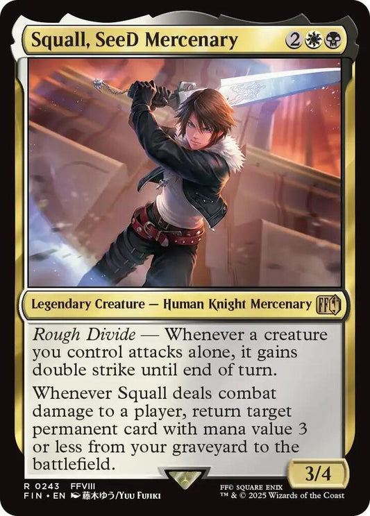 Squall, SeeD Mercenary - Nonfoil - 0243