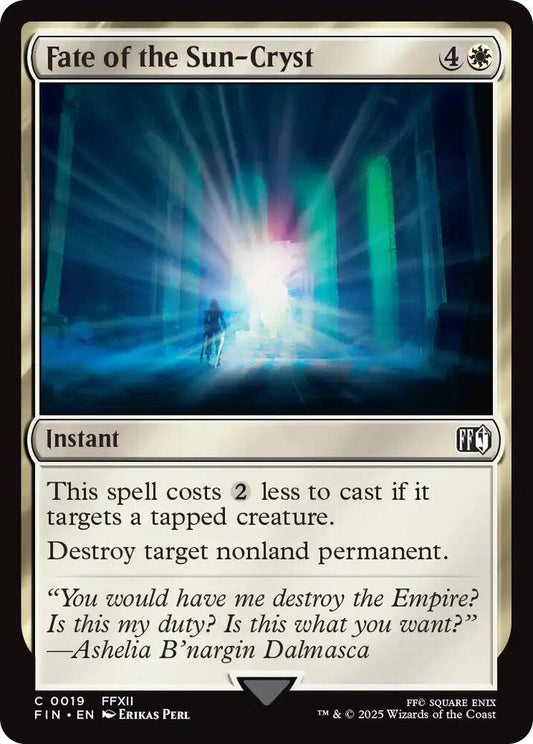 Fate of the Sun-Cryst - FINAL FANTASY (Foil)