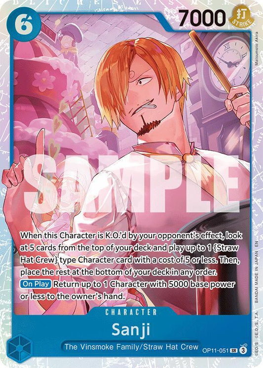 Sanji - Super Rare - Foil - OP11-051