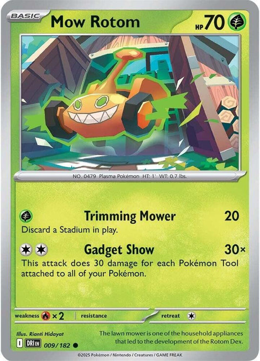 Mow Rotom - Reverse Holofoil - 009/182