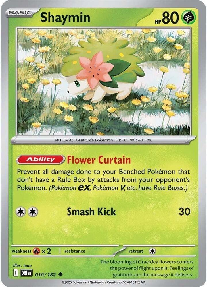 Shaymin - Reverse Foil - 010/182