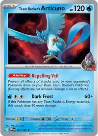 Team Rocket's Articuno (Cosmo Holo) - 051/182