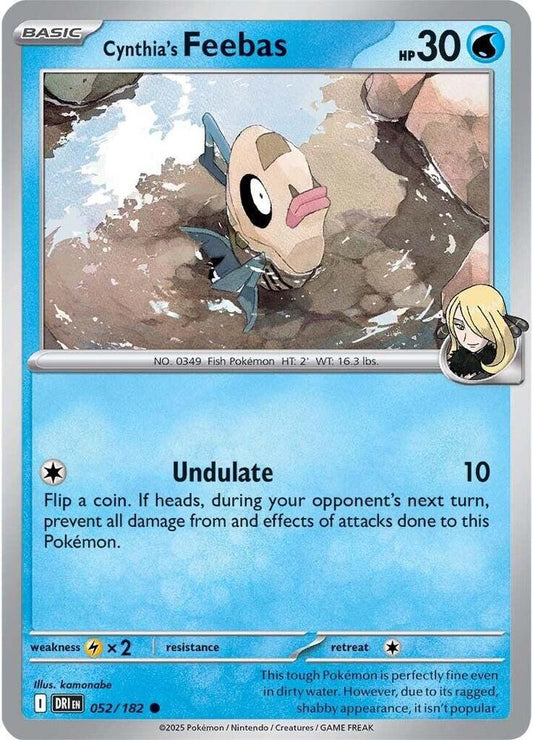 Cynthia's Feebas - Reverse Foil - 052/182