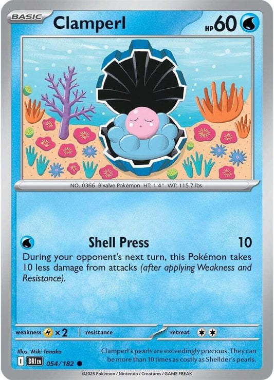 Clamperl - Reverse Holo - Common - 054/182