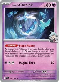 Steven's Carbink (Reverse Holo) - 086/182