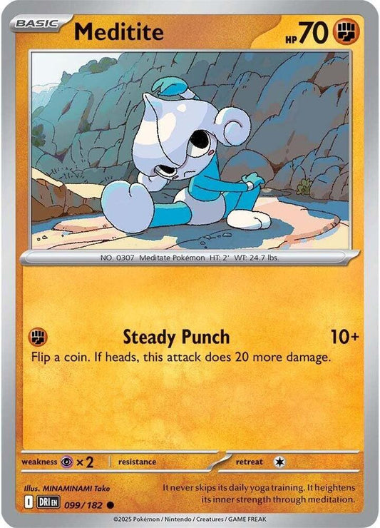 Meditite - Reverse Holo - Common - 099/182
