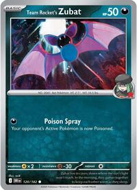 Team Rocket's Zubat - Reverse Holofoil - 120/182