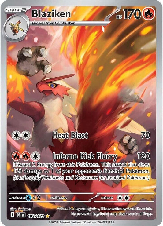 Blaziken - Holofoil - 192/182