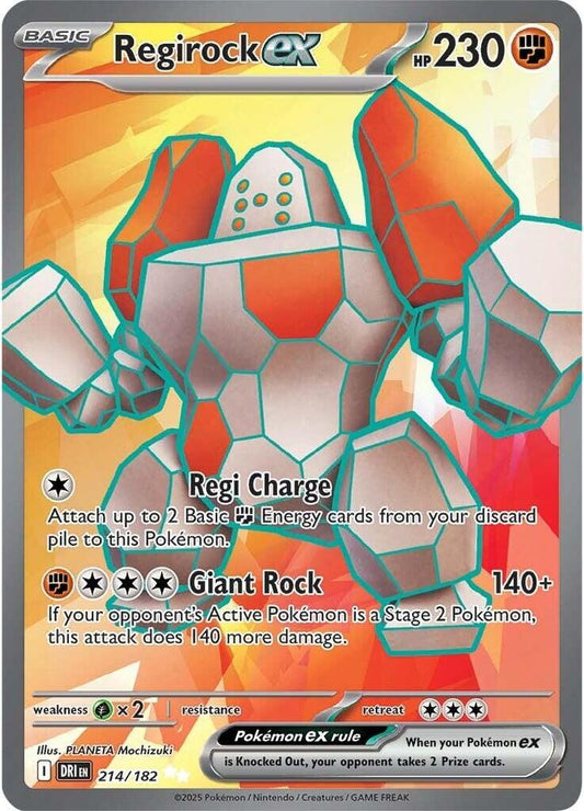 Regirock ex - 214/182