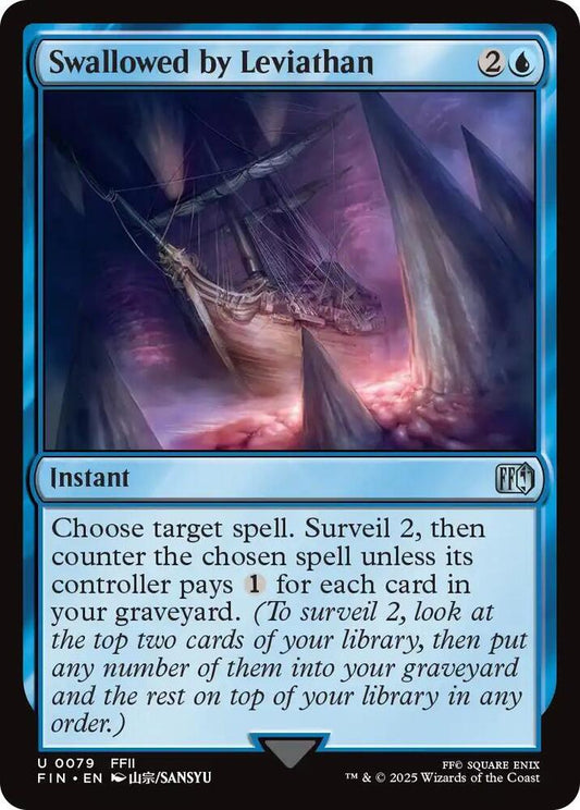 Swallowed by Leviathan (Foil) - Uncommon - FIN - 0079