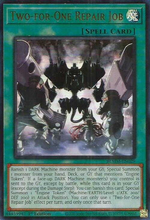 Two-For-One Repair Job - Ultra Rare - 1st Edition - BLMM-EN029