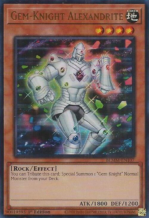 Gem-Knight Alexandrite - Ultra Rare - 1st Edition - BLMM-EN107