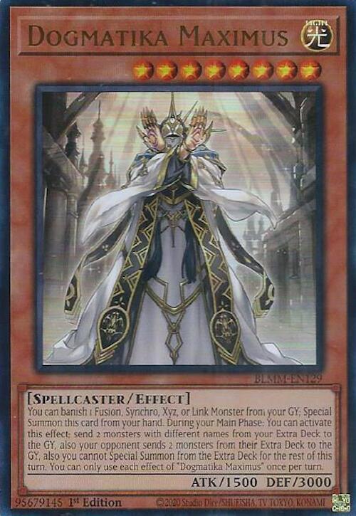 Dogmatika Maximus - Ultra Rare - 1st Edition - BLMM-EN129