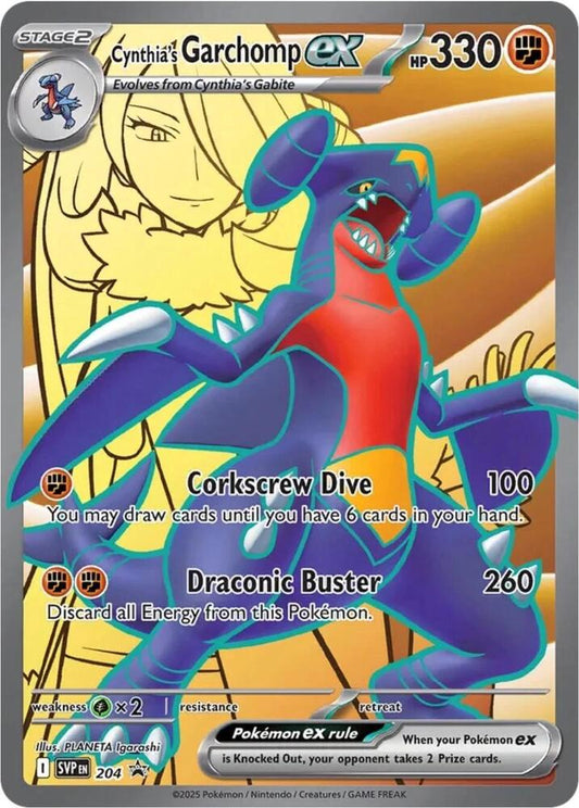 Cynthia's Garchomp ex - Promo - 204