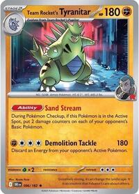 Team Rocket's Tyranitar (Cosmo Holo) - 096/182