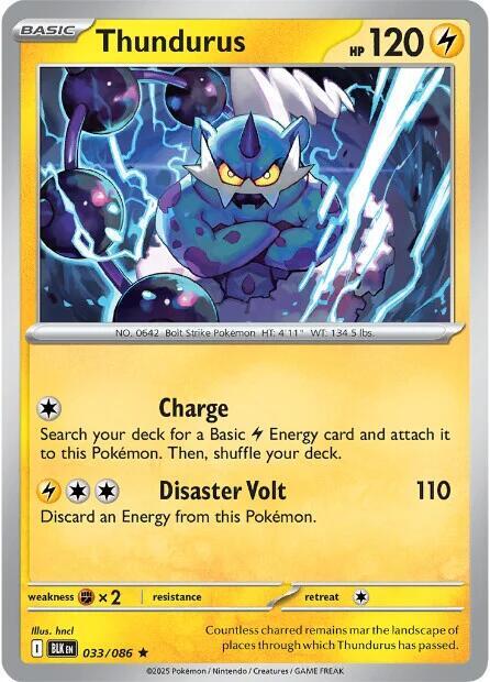 Thundurus - Holofoil - 033/086