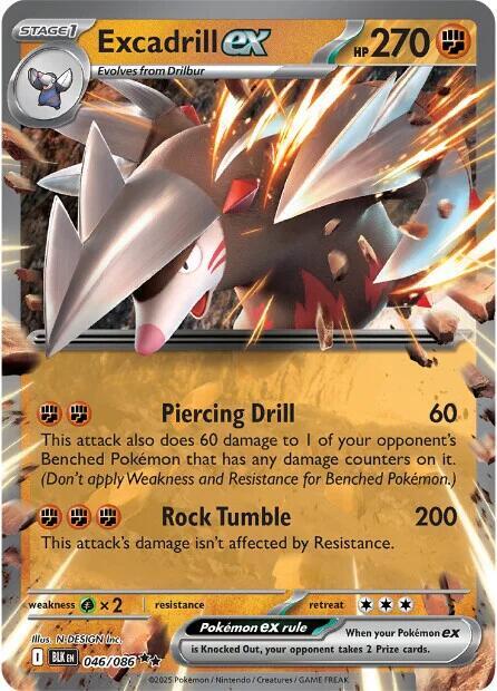 Excadrill ex - 046/086 - Holofoil